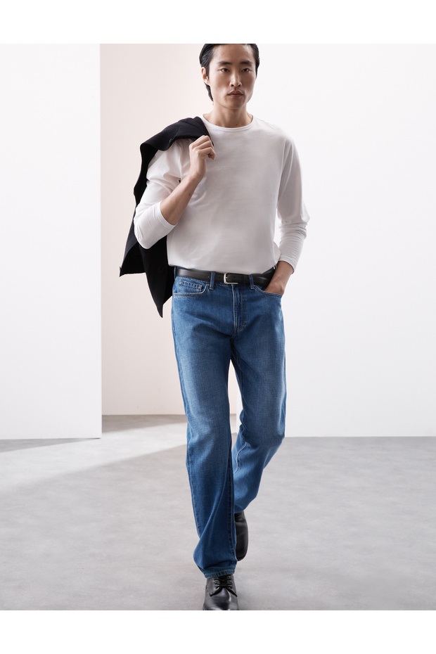 Straight Leg Soft Touch Jean - 5