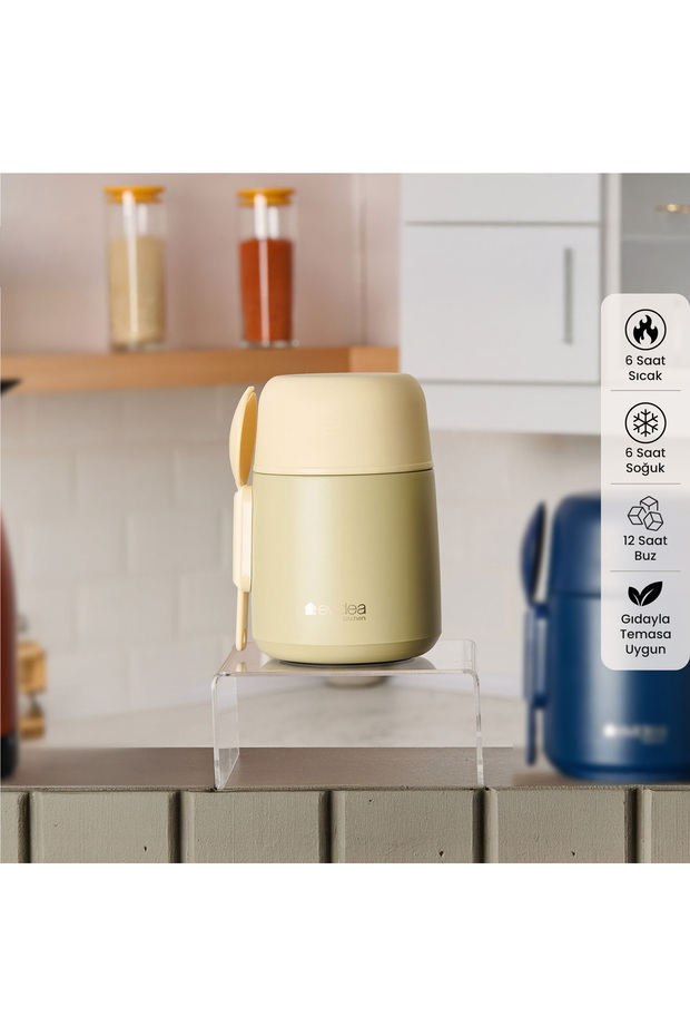 Kitchen Yemek Termosu - Bej - 500 ml - 1