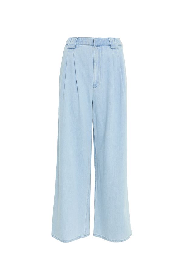 Yüksek Bel Tailored Wide Leg Jean - 6