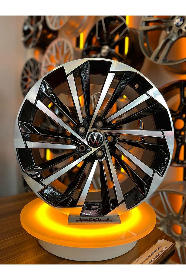-DY1629-01 8.5x19" -5x112 ET40 57.1 Black Diamond Jant (4 Adet) - 3