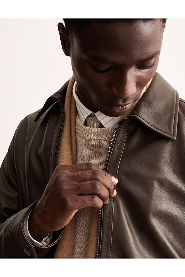 Harrington Deri Ceket - 3