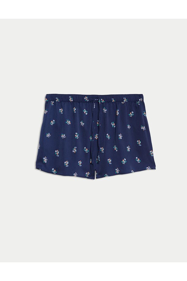 Dream Satin™ Çiçekli Pijama Şortu - 4