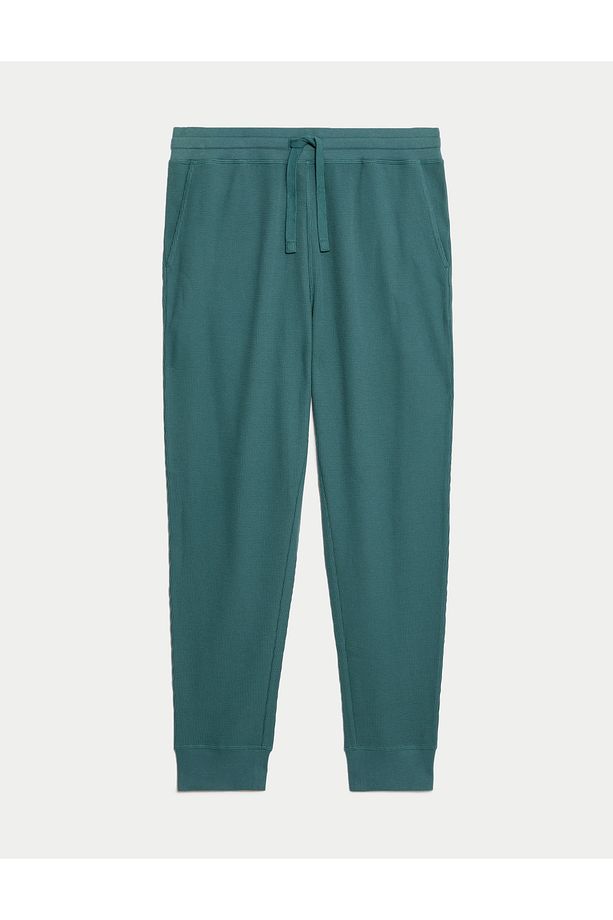 Saf Pamuklu Waffle Pijama Altı - 1