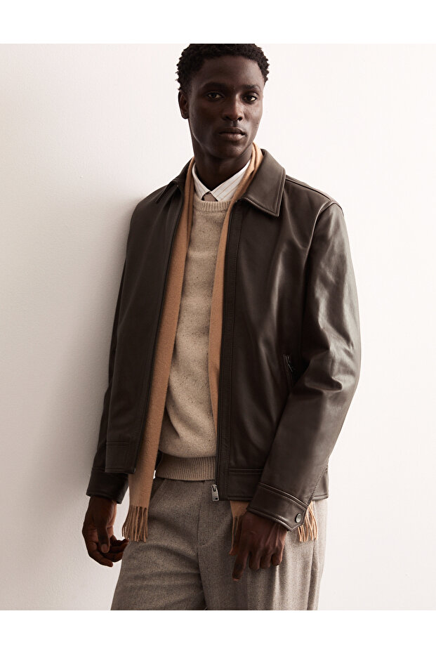 Harrington Deri Ceket - 1