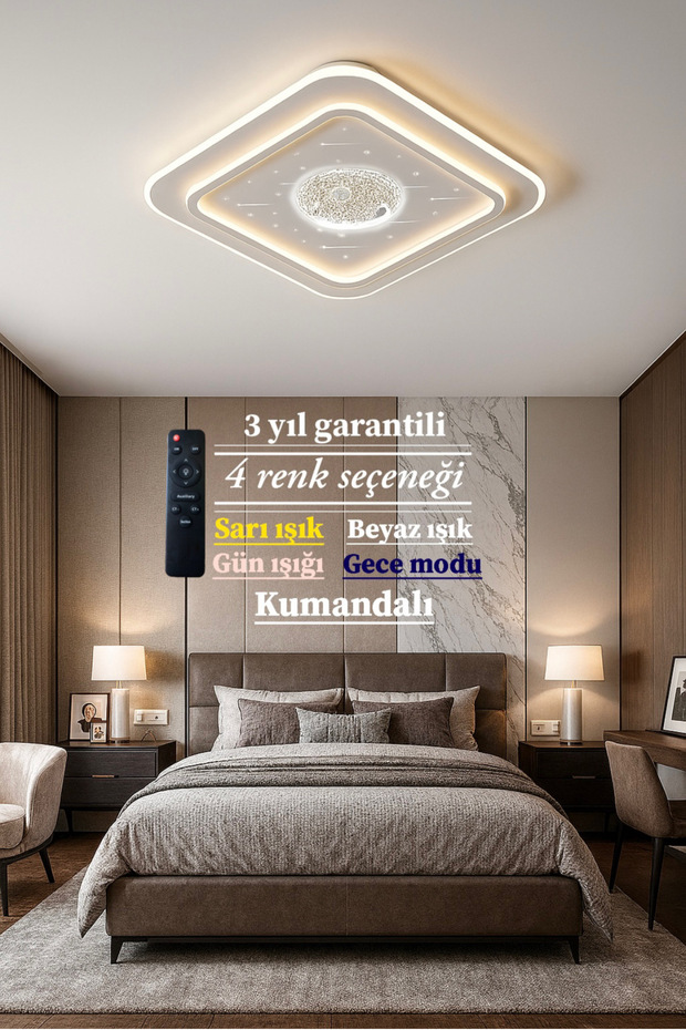 Tavana Sıfır Ledli Avize - 1