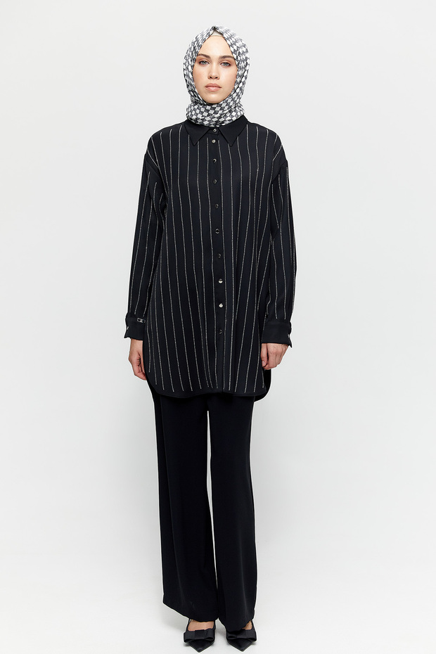 Geniş Paça Pantolon - 1