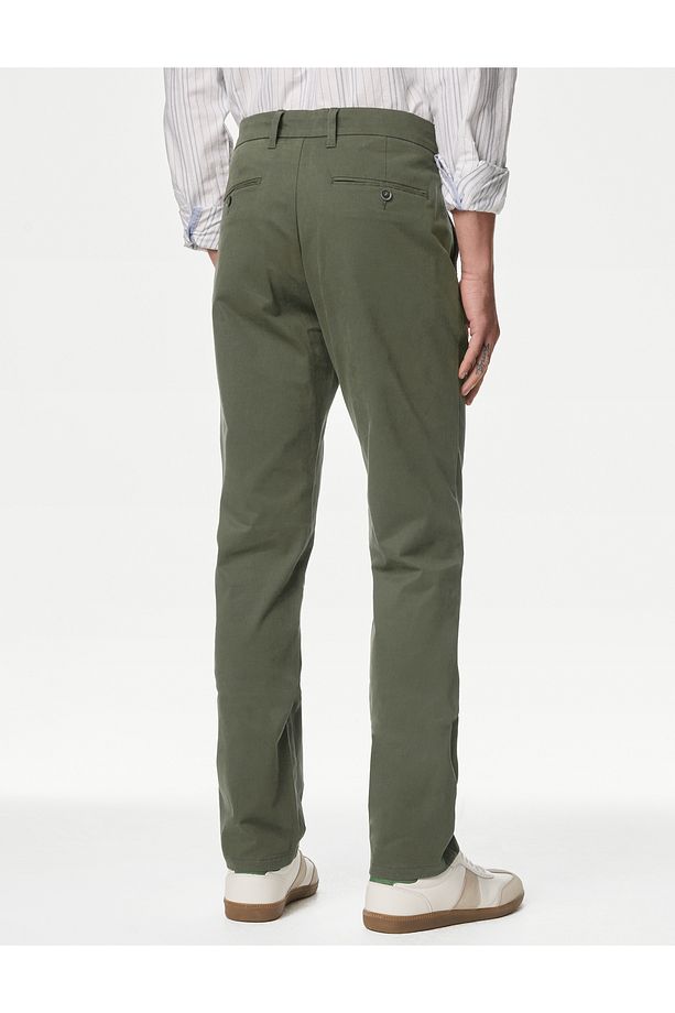 Regular Fit Chino Pantolon - 5