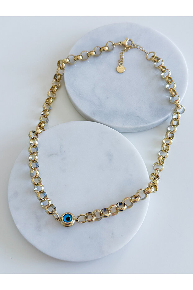 ÇELİK NAZAR KOLYE - 2