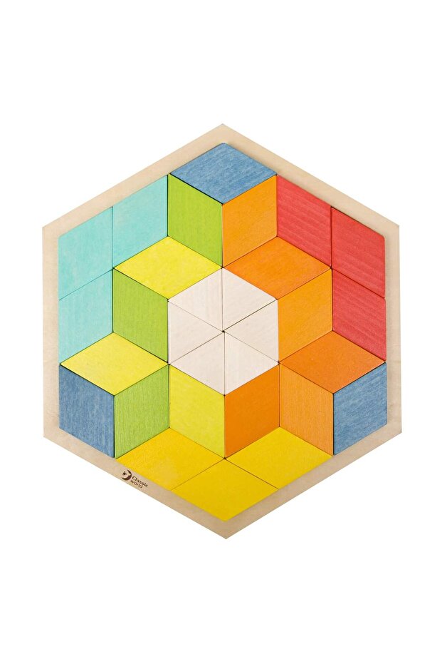 Ahşap 3D Puzzle - 1