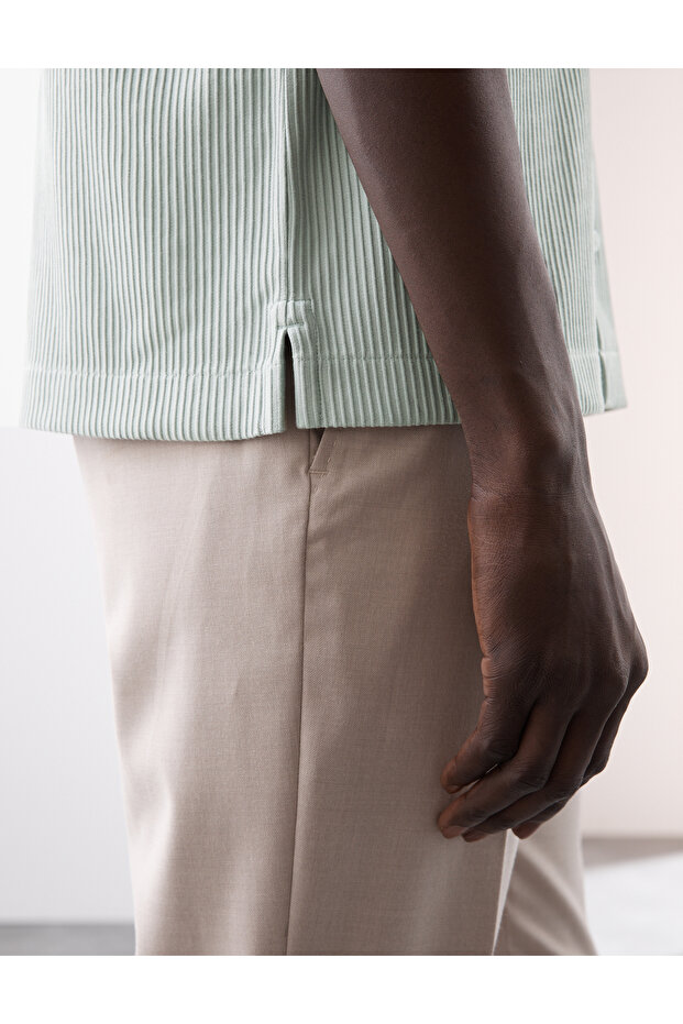 Küba Yaka Fitilli Gömlek - 3