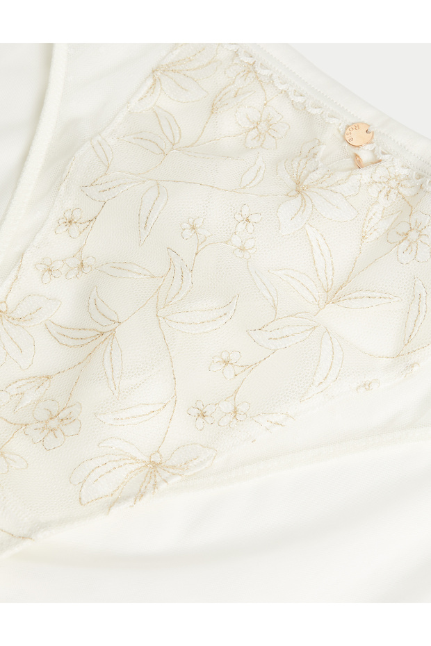 ​Trousseau İşlemeli Yüksek Bel Külot​ - 4