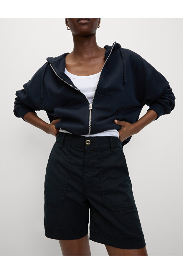 Pamuk Karışımlı Kargo Şort - 6