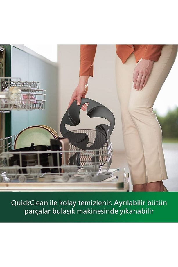 Premıum Xxl 7,3lt 1,4kg Aile Boyu Airfryer Smart Sensıng Fritöz + Izgara Seti - 6