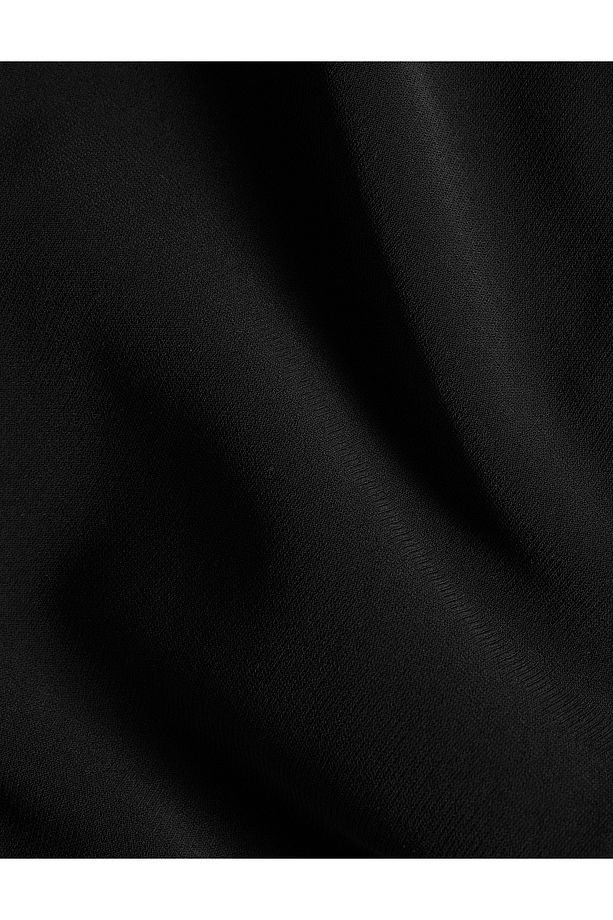 V Yaka Regular Fit Mini Elbise - 5