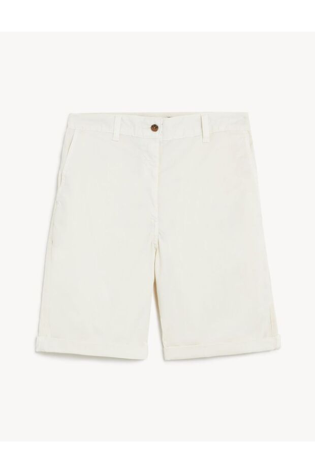 Regular Fit Chino Şort - 5