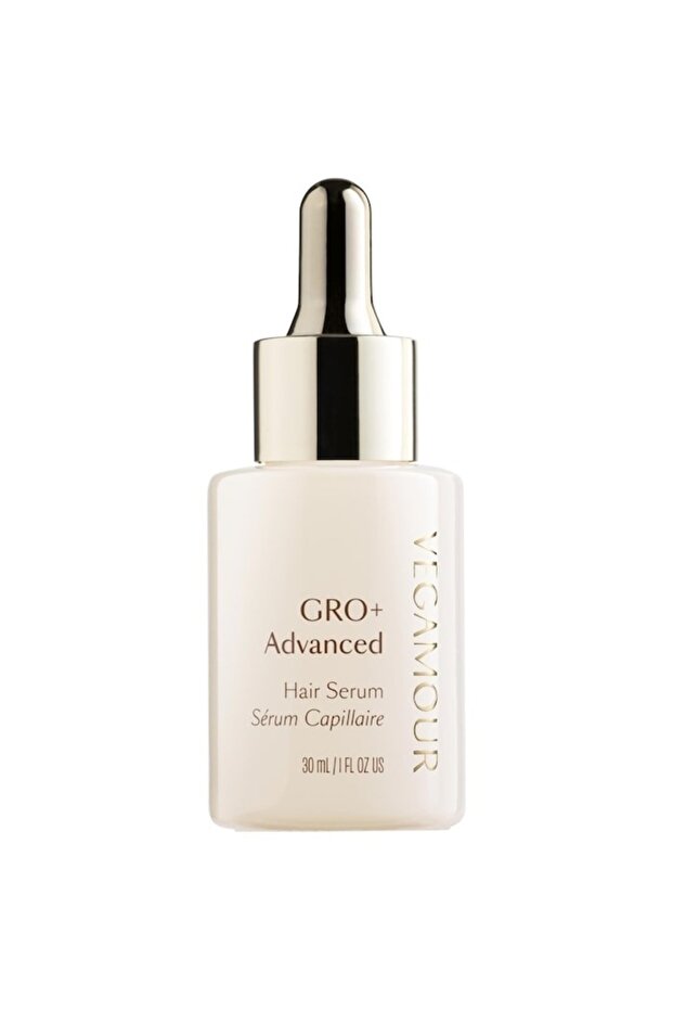 Vegamour GRO+ Advanced Hair Serum – Boost Growth & Density for Thinning Hair, CBD-Infused, 30ml