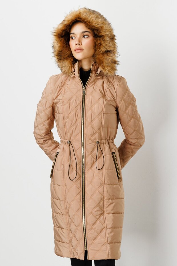 Kapişonlu Kapitone Kaban - 2