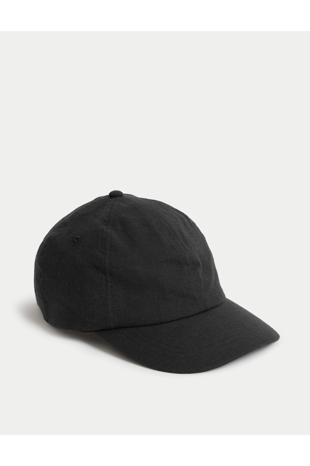 Linen Bsball Hat - 1