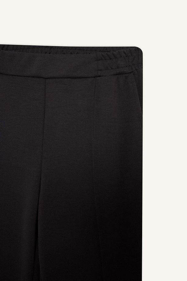 Regular Fit Beli Lastikli Cepli Basic Düz Pantolon E1954AX25SP - 8