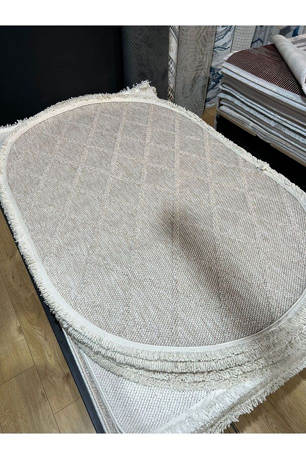 Yumuşak Bukleli Loop Dokuma 120x180 OVAL HALI - 1