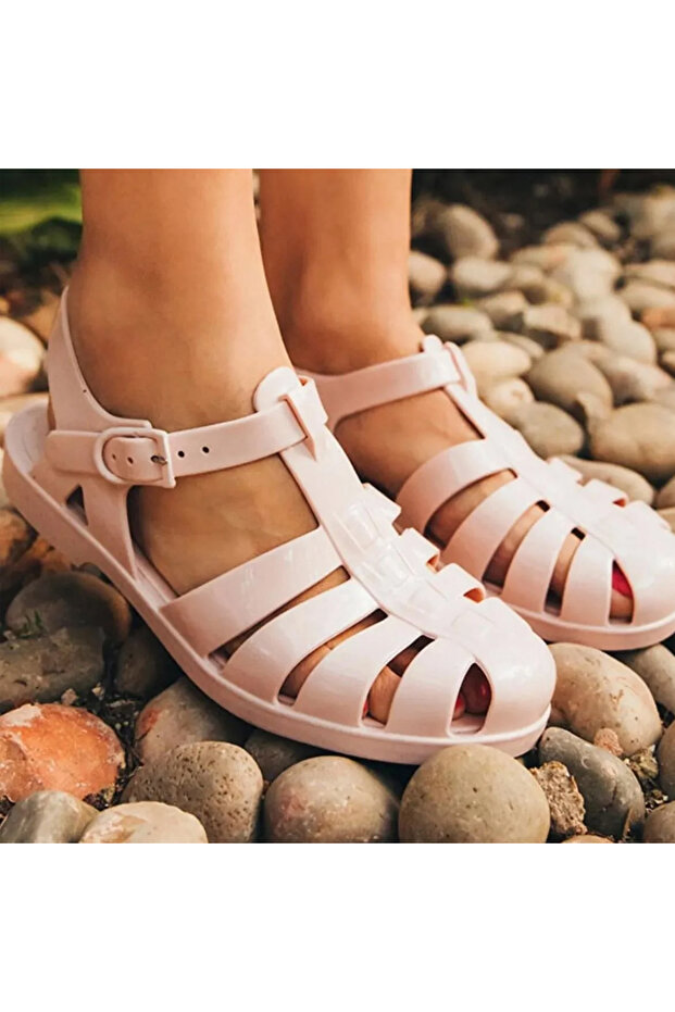 Biarritz Kadın Bej Sandalet - 1