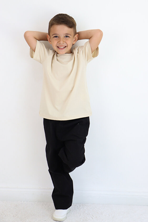 Unisex Basic Baskısız Tişört - 4