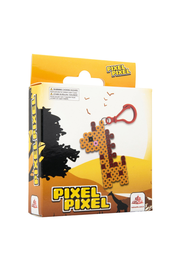 مجموعة أنشطة ترميز الخرز ذات الطابع الزرافةي |   لعبة صنع سلسلة المفاتيح - 1