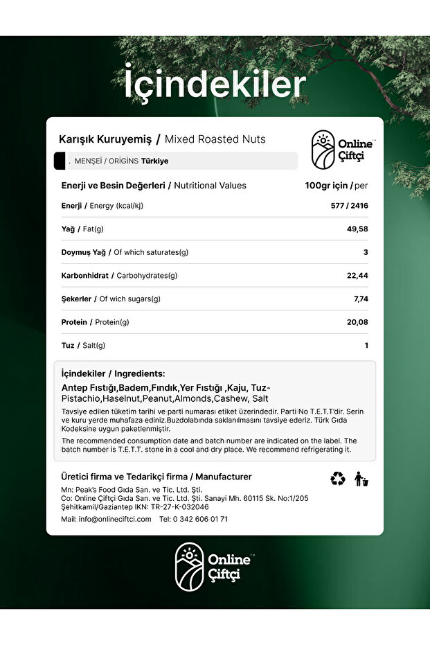 Lüks Karışık Kuruyemiş 1kg - 4