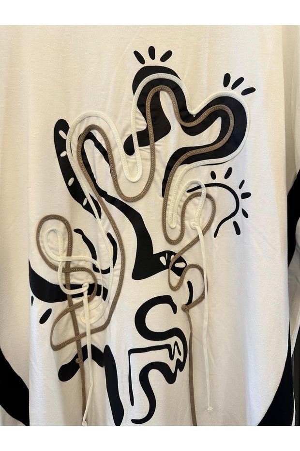 Lase Printed Bluz - 2