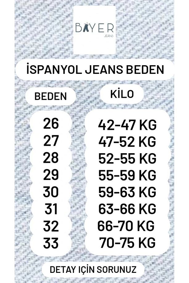 Mia Mavi Yüksek Bel Likralı Ispanyol Paça Flare Jeans - Deldnm - 4