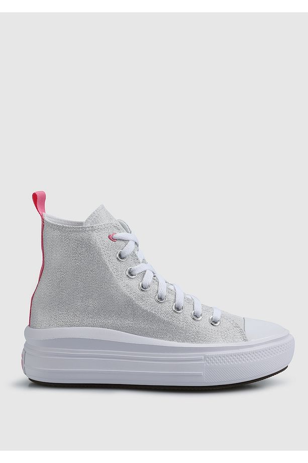 Chuck Taylor All Star Move Platform Sparkle Gümüş Kadın Sneaker A06332c - 1