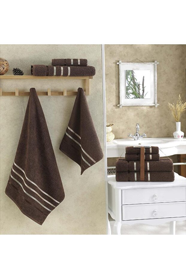 Bath Towel Set 4 Pieces Bale Premium - 70X140Cm X2 / 50X90Cm X2