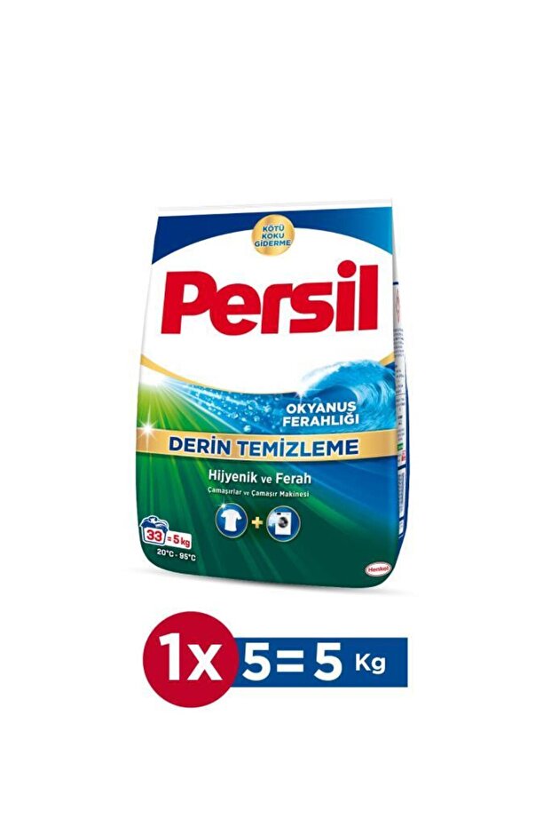 Persil Okyanus Ferahlığı Toz Çamaşır Deterjanı 33 Yıkama 5kg