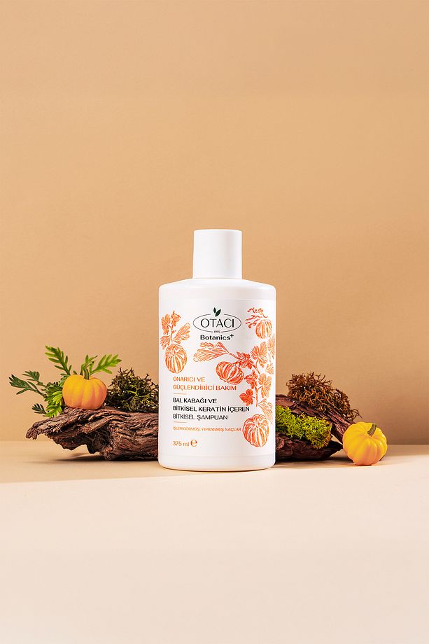Botanics + Onarıcı & Güçlendiri Bakım- Balkabağı ve Bitkisel Keratin İçeren Bitkisel Şampuan - 6