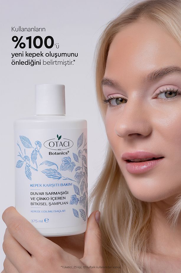 Botanics + Kepek Karşıtı Bakım - Duvar Sarmaşığı ve Çinko İçeren Bitkisel Şampuan - 7