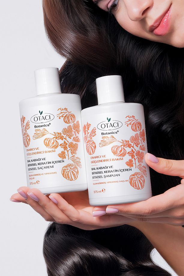 Botanics + Onarıcı & Güçlendiri Bakım- Balkabağı ve Bitkisel Keratin İçeren Bitkisel Şampuan - 8
