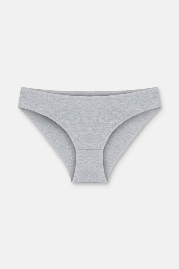 3'lü Pamuklu Basic Normal Bel Slip Külot - 3