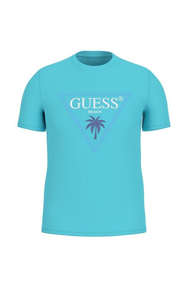 SS CN TRIANGLE PALM TEE Erkek Mavi T-shirt F5GI00J1314-A73B - 1