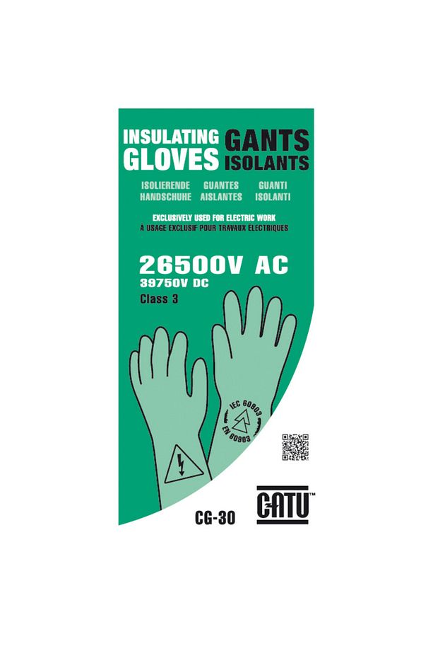 Class 3 Izole Elektrikçi Eldiveni 26500v Ac Test 30000v Dc – Elektriksel Koruma Eldiveni - 3