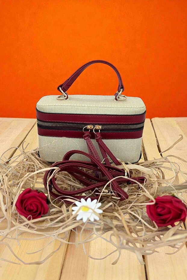 Modern Wicker Patterned Bag - 5