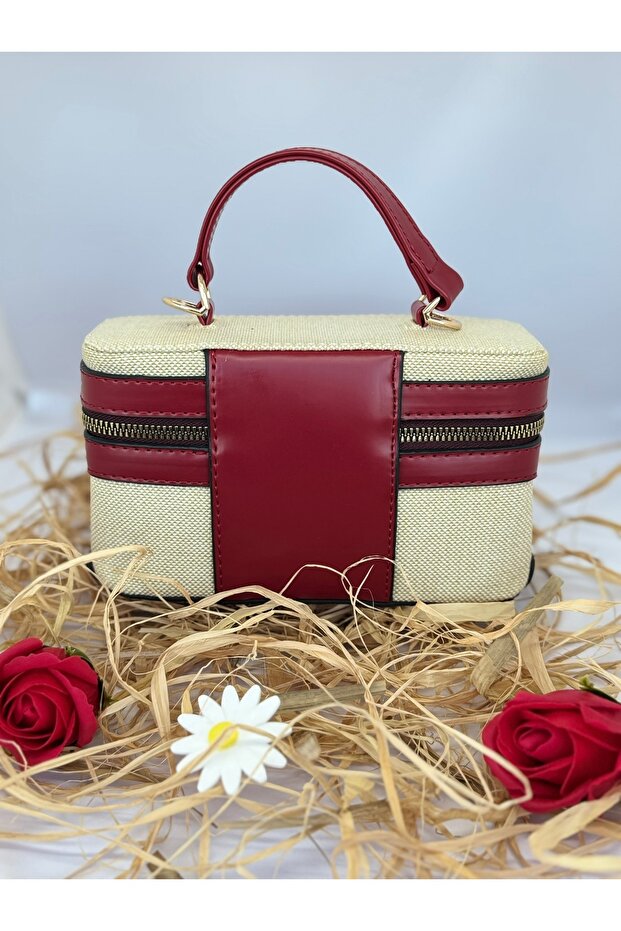 Modern Wicker Patterned Bag - 2