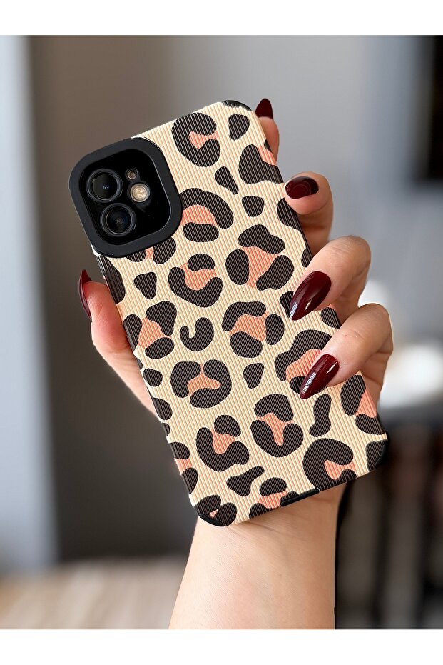 حافظة آيفون 11 بنمط الفهد - 1