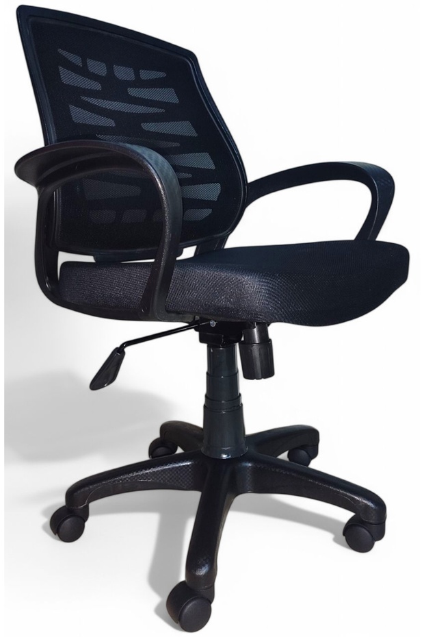 HUMPHREY ÇALIŞMA KOLTUĞU/FİLE KUMAŞ-SİYAH - 1