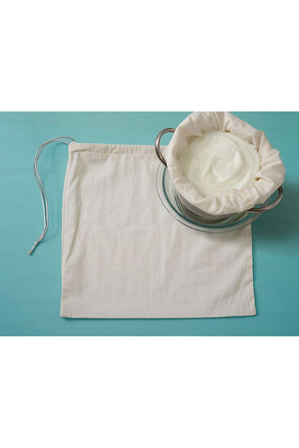 2 Adet Yoğurt Peynir Süzme Torbası Meyve Süzme Bezi %100 Pamuk Yıkanabilir 30x30 cm - 4