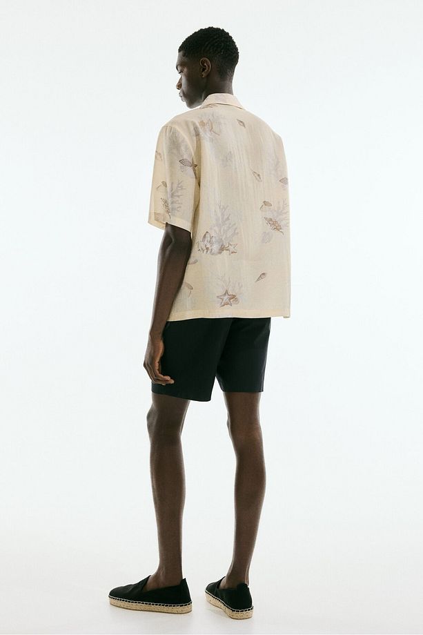 Poplin Şort Relaxed Fit - 4