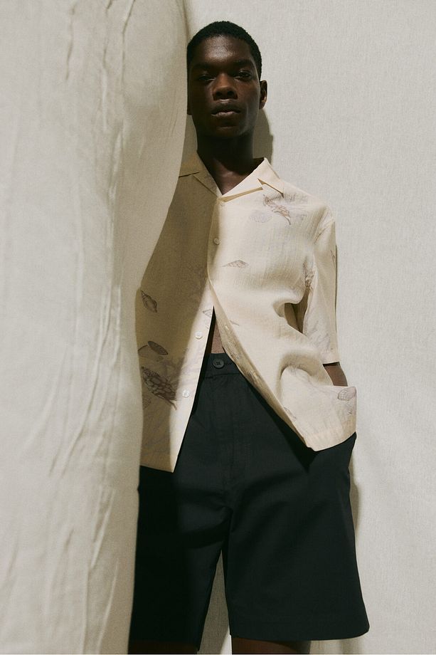 Poplin Şort Relaxed Fit - 1