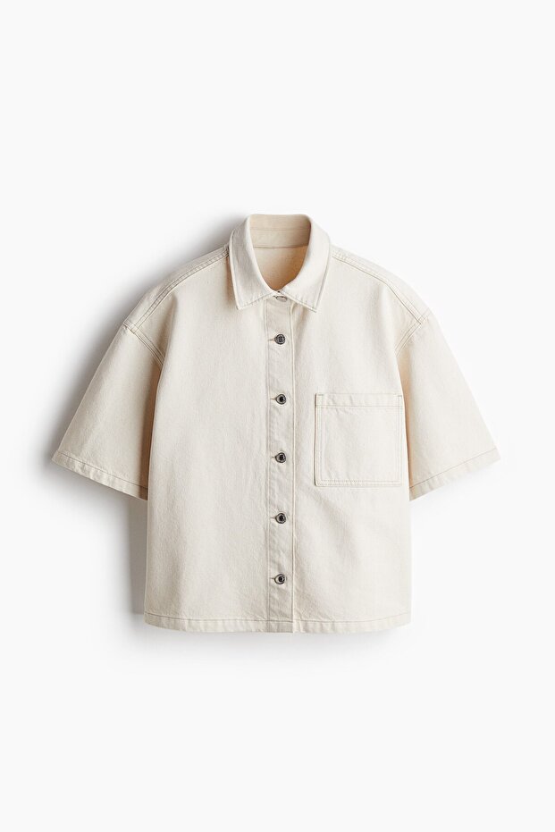 Oversize Kot Gömlek - 5