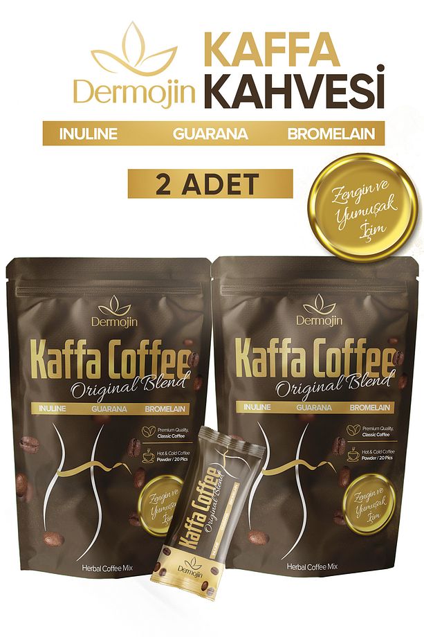2 Adet - Kaffa Kahvesi ( Inulın , Bromelaın ,guarana ) - 1