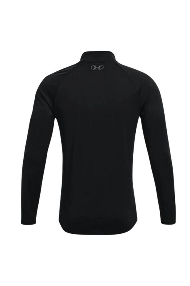 Ua Tech 2.0 1/2 Zip 1328495-001 Erkek Siyah Tişört - 2