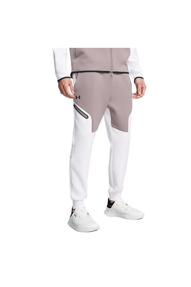 Ua Unstoppable Flc Jgr Eu 1389353-015 Erkek Gri Eşofman Altı - 3